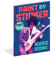 Paint by Sticker: Music Icons